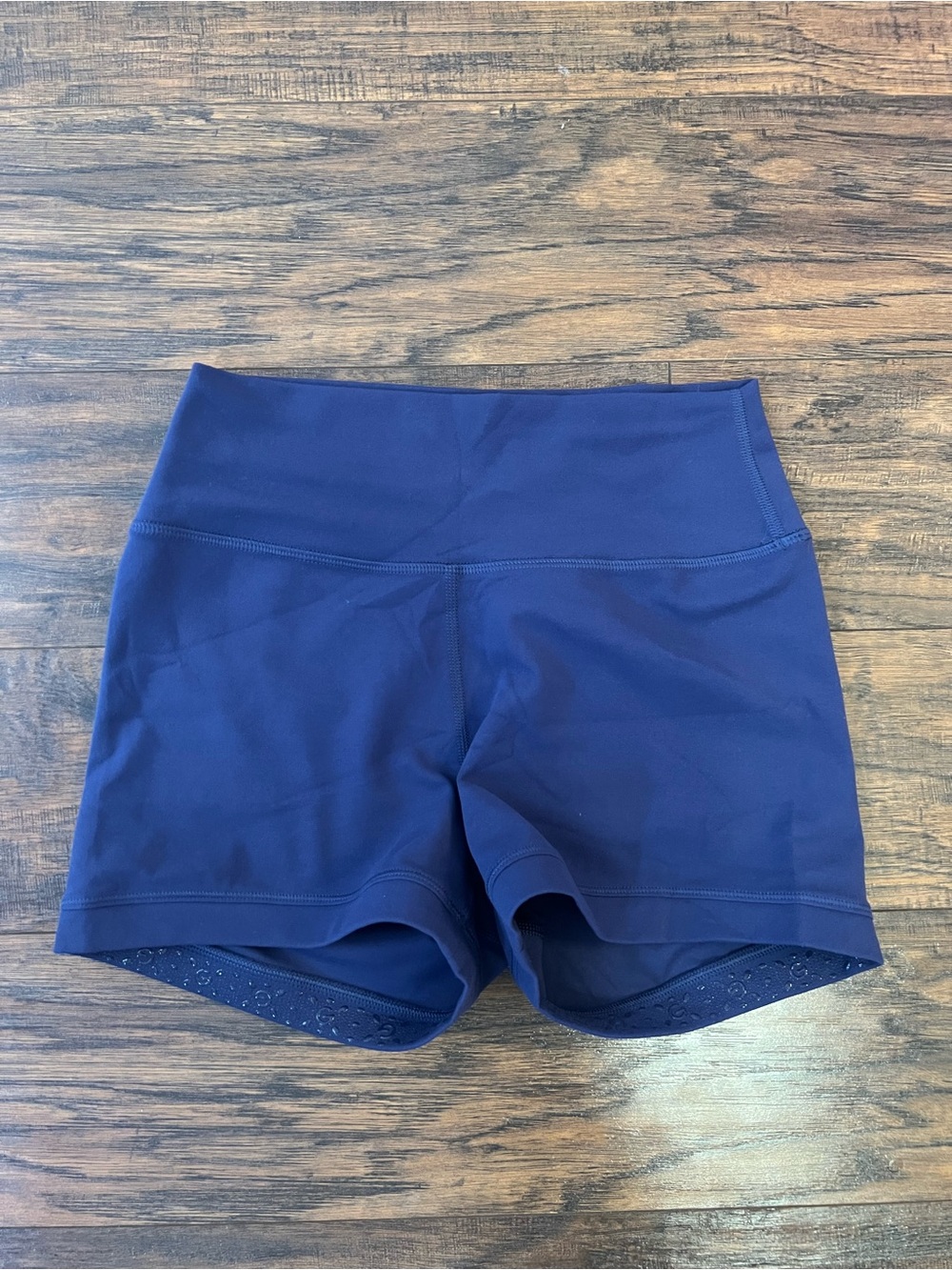SHEIN Navy High-Waist Bike Shorts